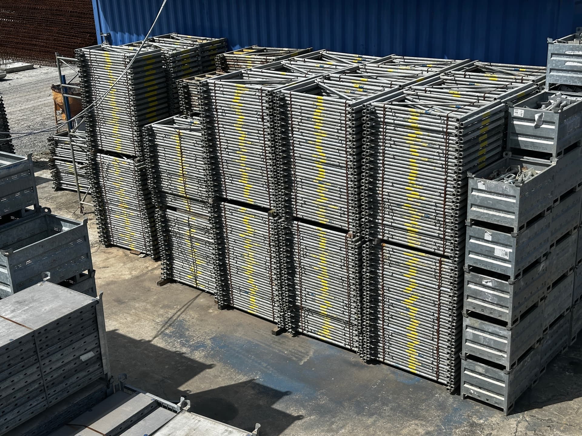 Formwork and scaffolding stock at the Formyard yard