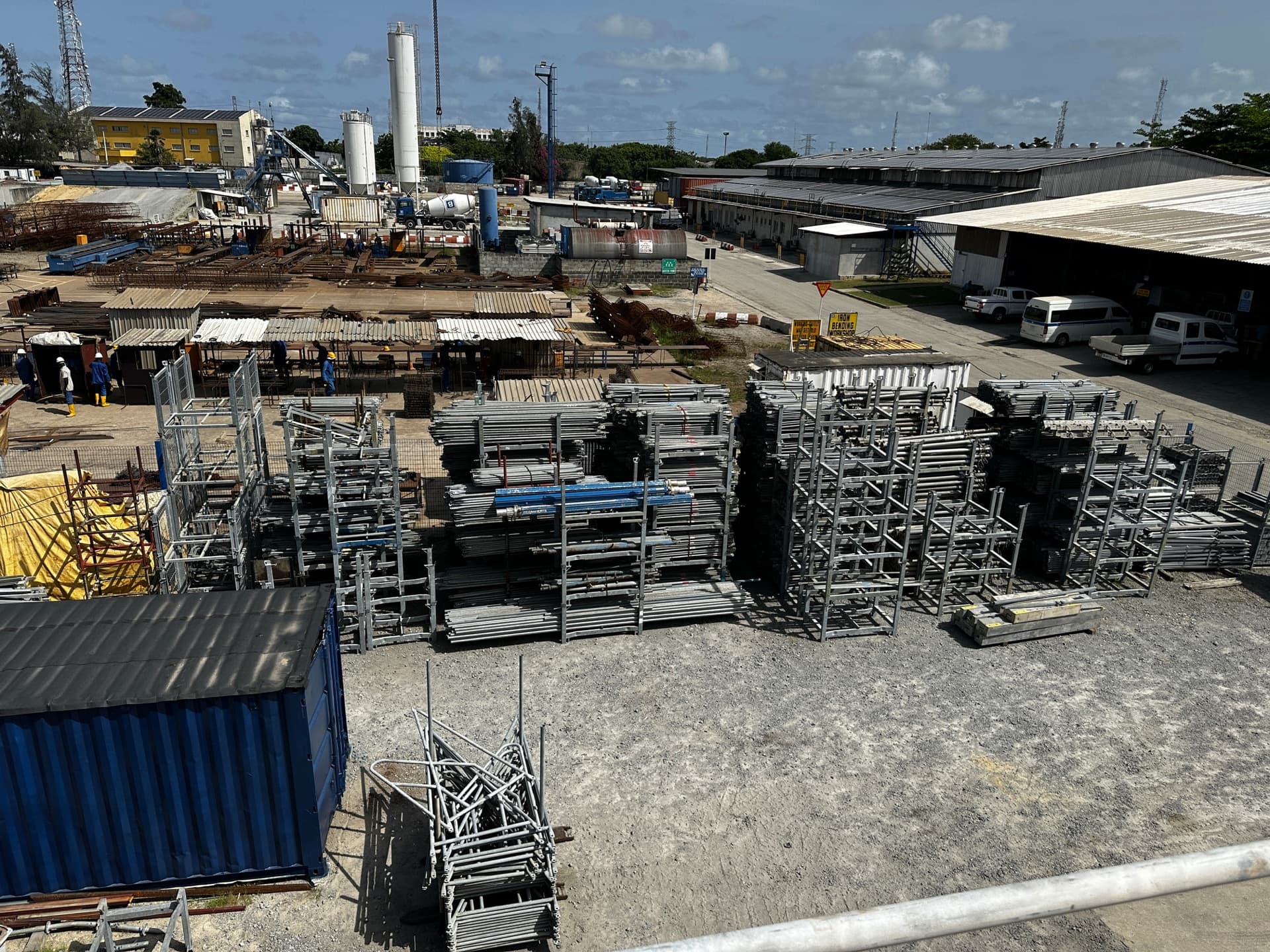 Formwork and scaffolding stock at the Formyard yard