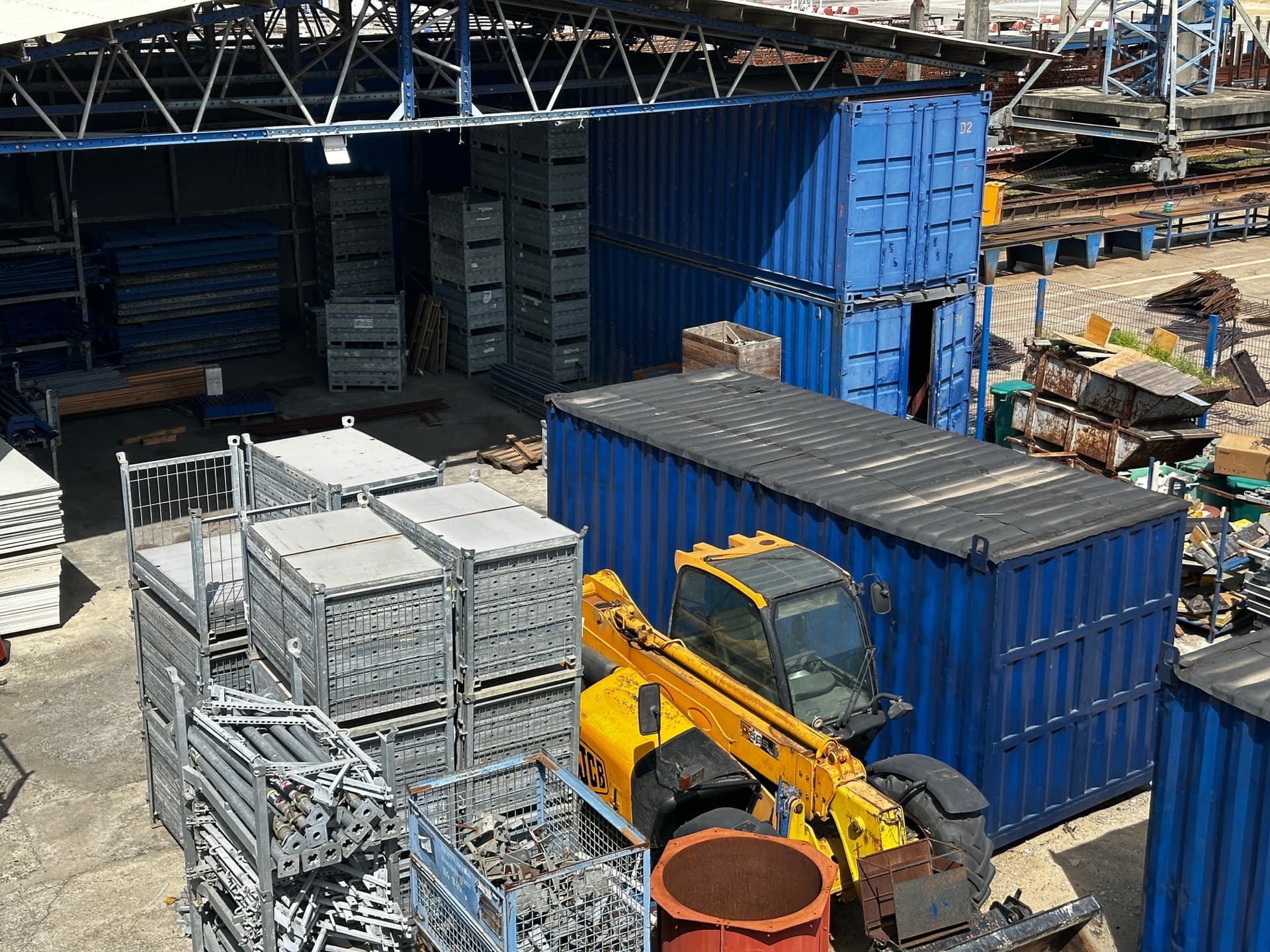 Formwork and scaffolding stock at the Formyard yard