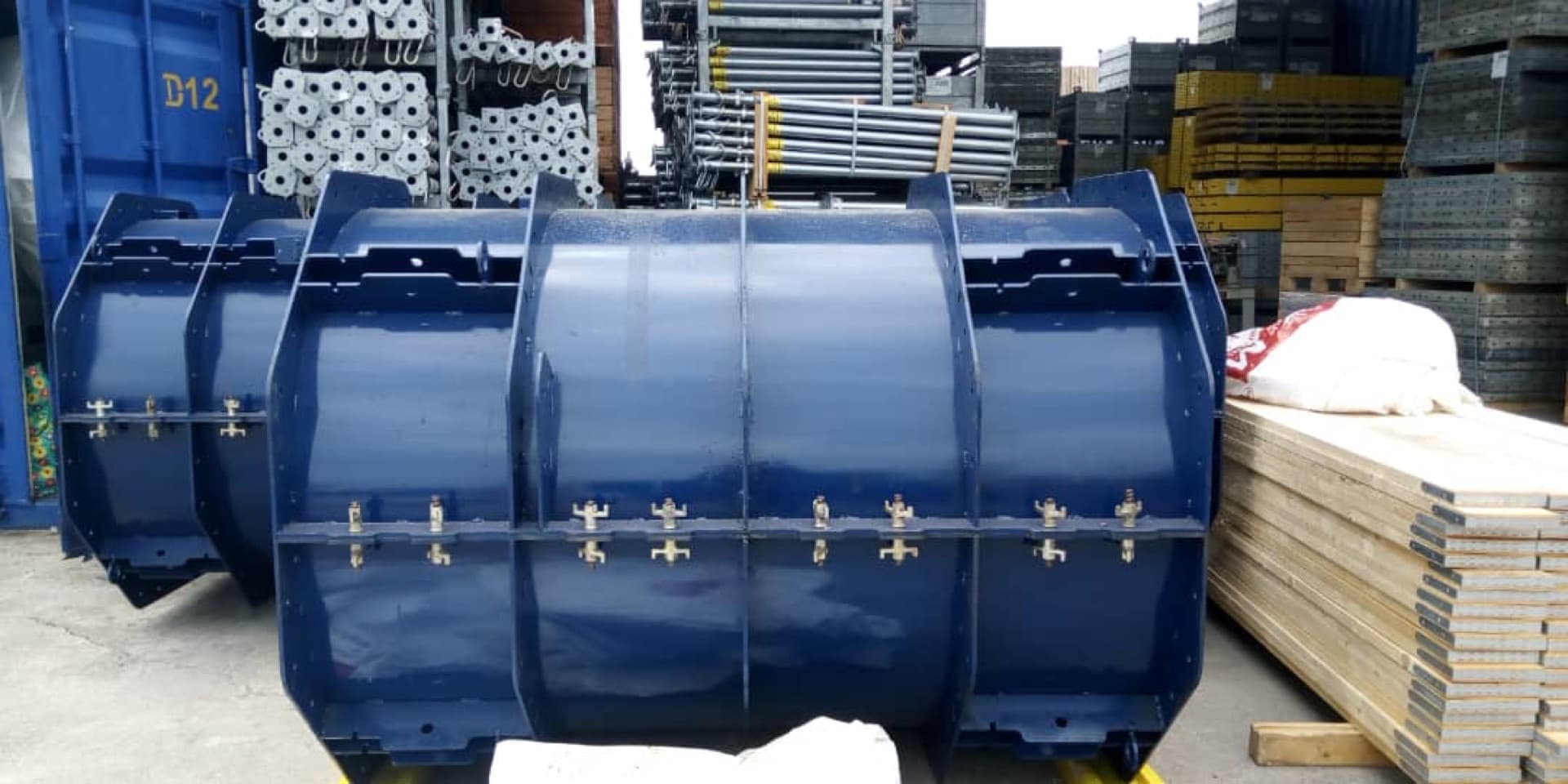 Steel formwork fabricated by Formyard