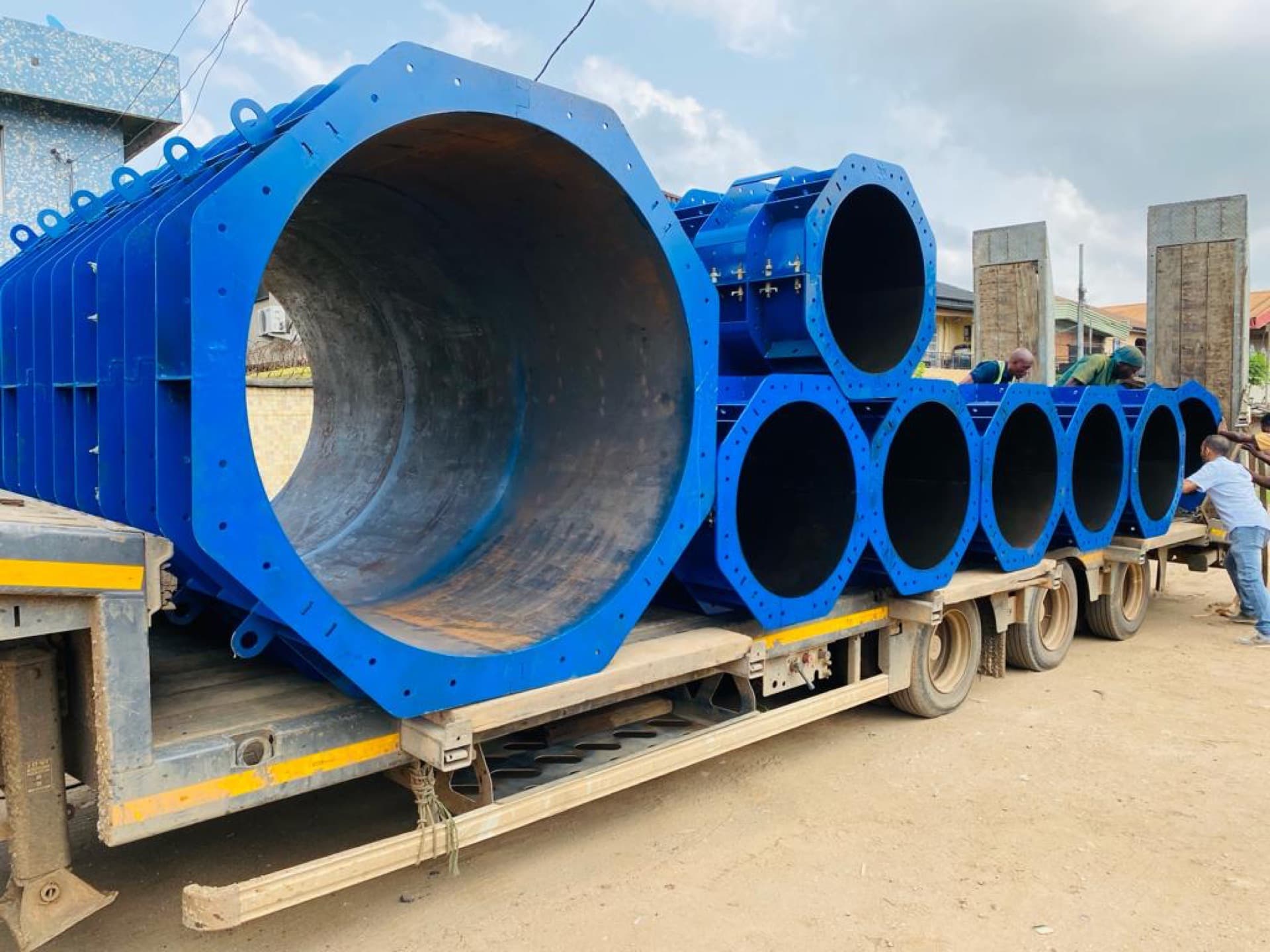 Steel formwork fabricated by Formyard