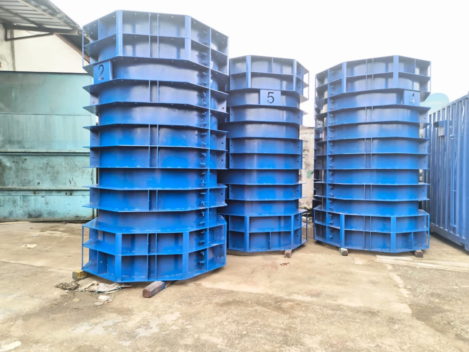 Steel formwork fabricated by Formyard